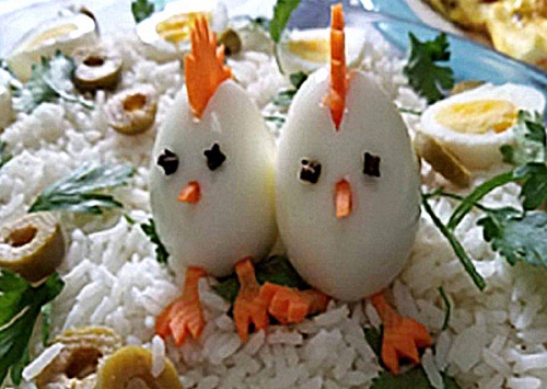 Na Semana do Ovo, equipes Hendrix comemoraram o ovo com refeições especiais