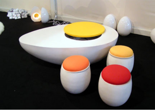 A arte e o design se inspiram na natureza do ovo