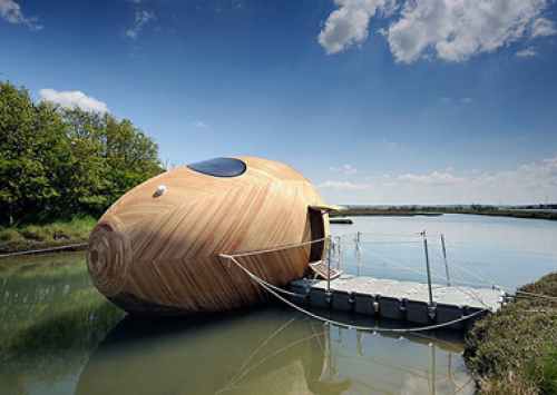 O ovo figura como inspiração para uma casa muito diferente