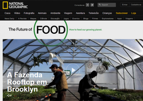 National Geographic lança portal dedicado à produção de alimentos
