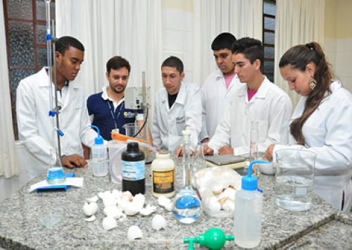 Alunos da Etec de Barretos usam casca de ovos no pré-tratamento de água