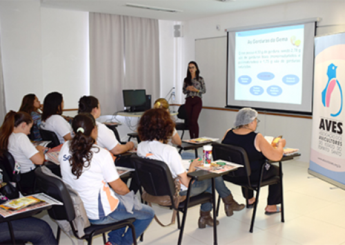 Os ovos foram tema de palestras em Venda Nova do Imigrante (ES)