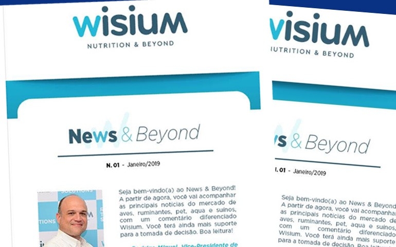 Wisium lança informativo mensal sobre nutrição animal dirigido a clientes