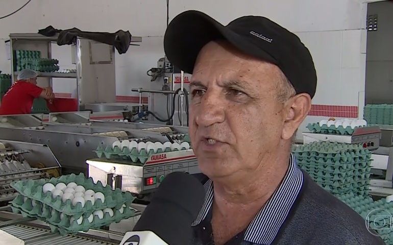 O ovo em dois jornais da Globo no mesmo dia