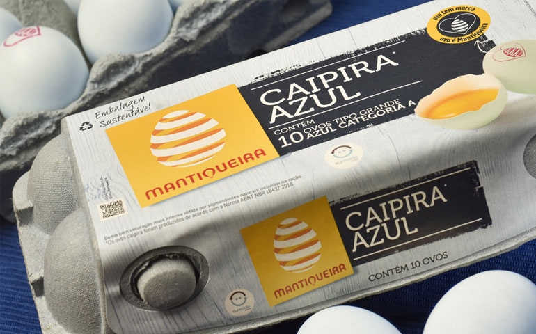 Celebrando o Dia Mundial do Ovo, Mantiqueira lança ovos Caipira Azul