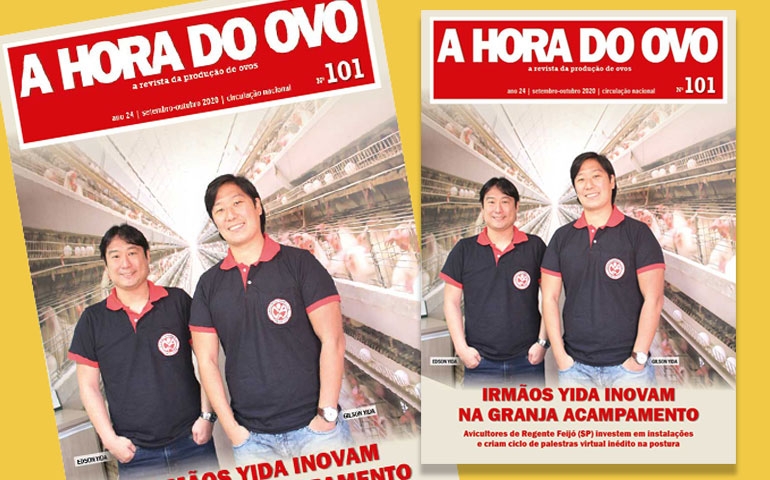 Revista A Hora do Ovo 101 destaca Granja Acampamento e suas inovações