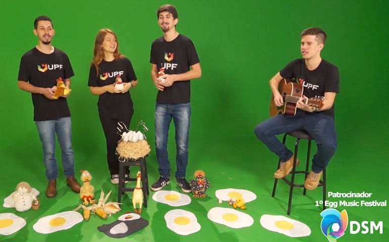 No Rio Grande do Sul, 1º Egg Music Festival promoveu o ovo em forma de música