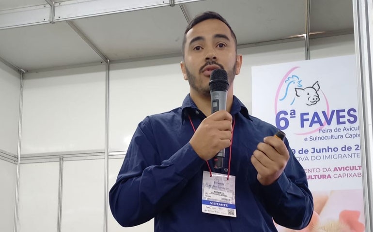 Vencedor do Espaço Científico em Frango de Corte abriu 2º. dia da 6ª FAVESU