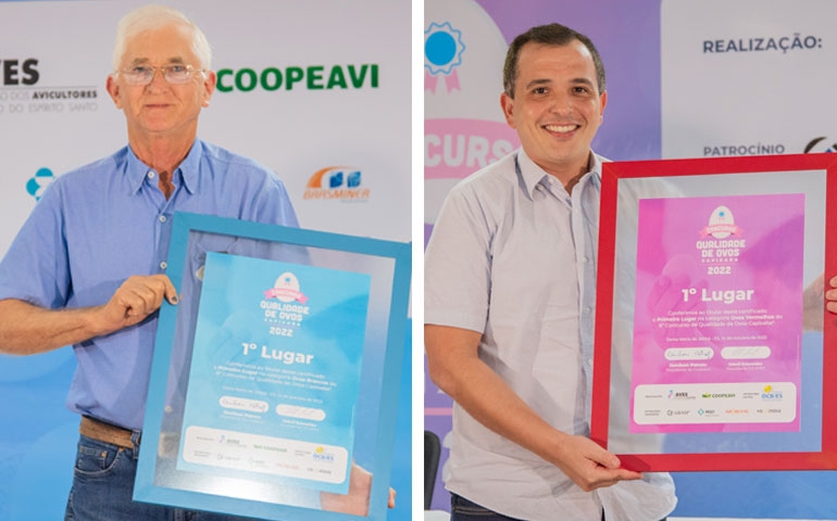 Kerovos e Ovos da Nonna são as granjas campeãs de qualidade no Espírito Santo