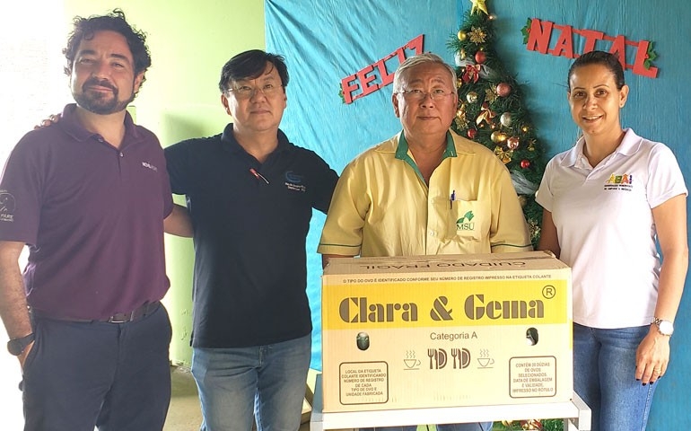 Ceva promoveu ação solidária em Bastos (SP)