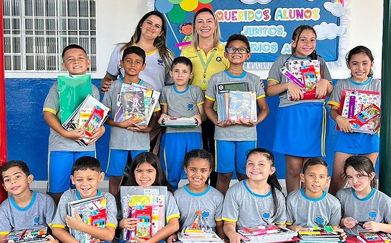 Mantiqueira conclui entrega de materiais escolares a 130 crianças em Minas Gerais