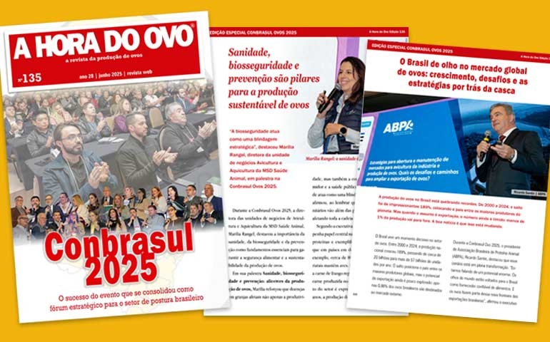 Edição especial da A Hora do Ovo traz cobertura completa da Conbrasul Ovos 2025