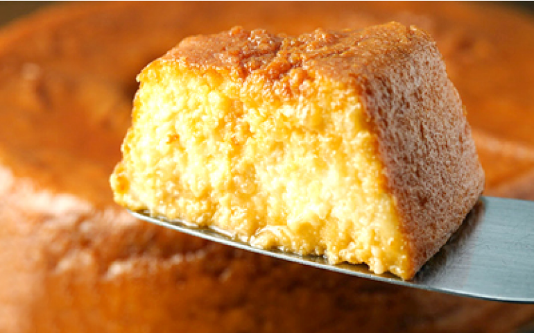 Pudim de tapioca para o mês de janeiro