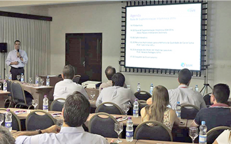 Especialistas da DSM defendem vitaminas para o máximo desempenho animal