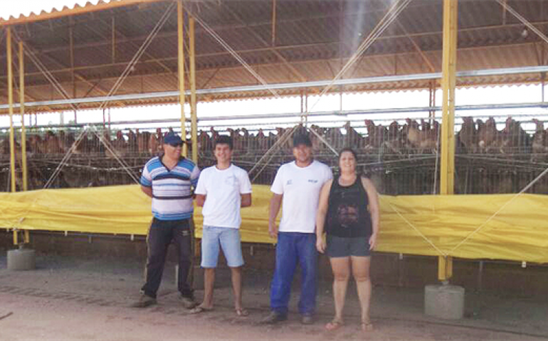 Granja Knorst participa do programa de biossegurança e imunização do Biovet