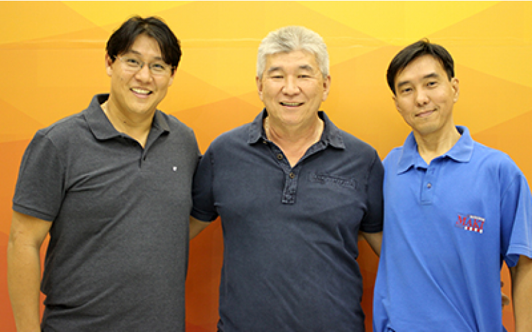 Marcelo Maki, Katsuhide Maki e James Nakanishi são os campeões em qualidade