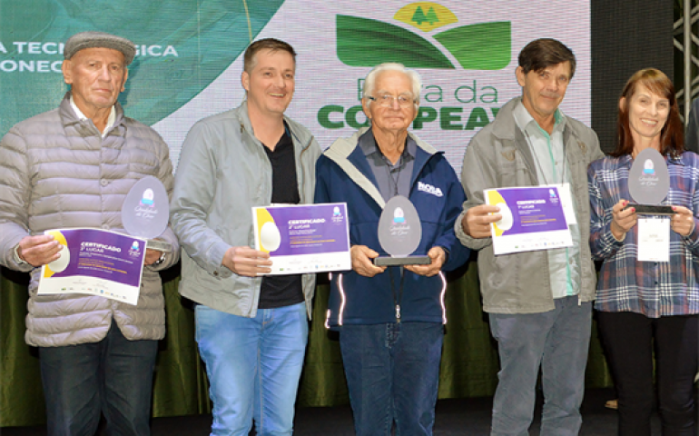 AVES premia os campeões do 2º Concurso de Qualidade de Ovos Capixaba